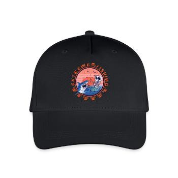 Shark Fishing Extreme - Organic Kids’ Baseball Cap - black - Front