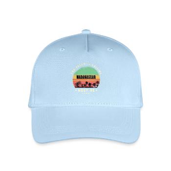 Design de plage de Nosy Be Madagascar - Casquette de baseball bio Enfant - bleu clair - Devant