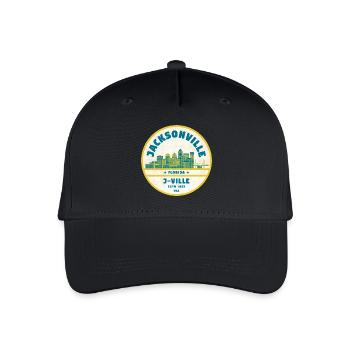 Jacksonville Skyline Crest - Kinder Bio Basecap - Schwarz - Vorne