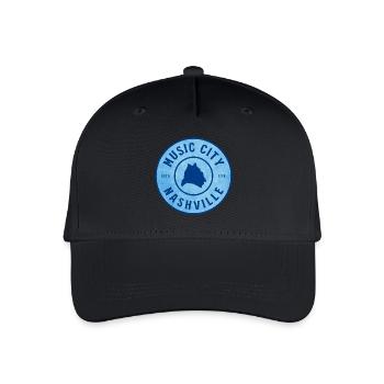 Insigne Music City Nashville - Casquette de baseball bio Enfant - noir - Devant