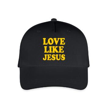 Love like jesus - Kinder Bio Basecap - Schwarz - Vorne
