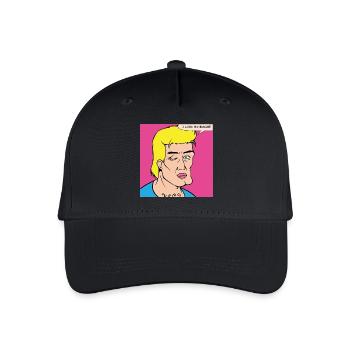 Pop Art self-praise in comic style - Organic Kids’ Baseball Cap - black - Front