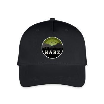 Harz Skyline - Kinder Bio Basecap - Schwarz - Vorne