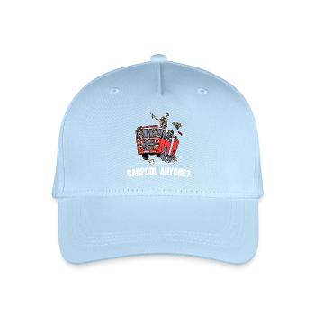 Brandschutz Feuerwehrauto Feuerwehr Statement - Kinder Bio Basecap - Hellblau - Vorne