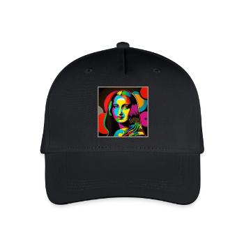 Portait Pop Art - Organic Kids’ Baseball Cap - black - Front