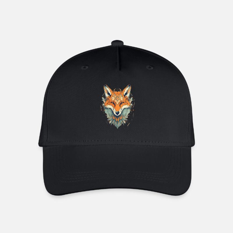 Fuchs - Kinder Bio Basecap - Schwarz