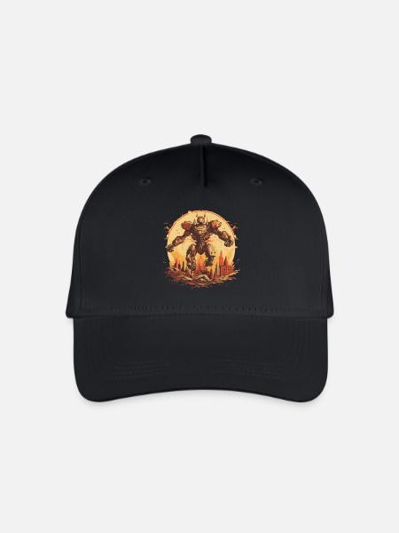 Mecha - Kinder Bio Basecap - Schwarz