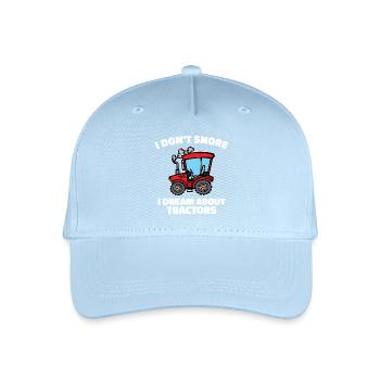 Biofarmer Vehicle Motor Vehicle Tractor Statement - Organic Kids’ Baseball Cap - light blue - Front