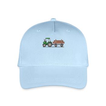 Biobauer Tractor Statement Tractor Commercial Vehicle - Organic Kids’ Baseball Cap - light blue - Front