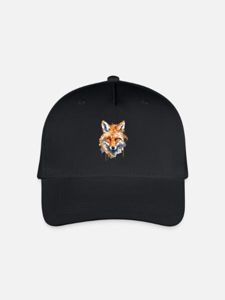 Fuchs - Kinder Bio Basecap - Schwarz