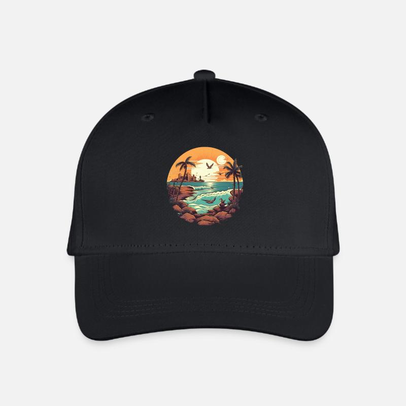 Strand - Kinder Bio Basecap - Schwarz