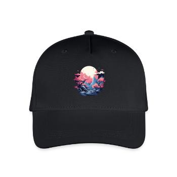 Landscape - Organic Kids’ Baseball Cap - black - Front