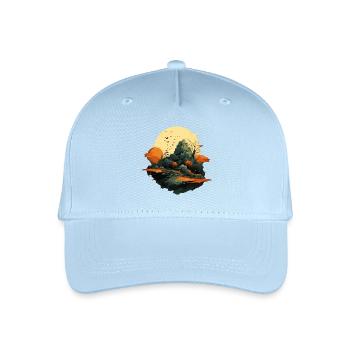 Landschaft - Kinder Bio Basecap - Hellblau - Vorne