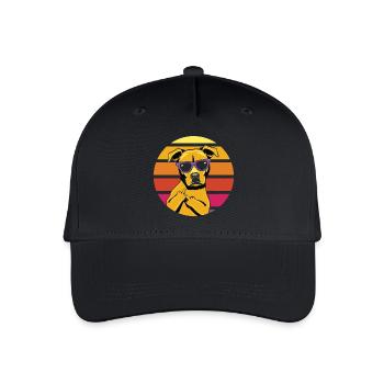 Sunhound Ombre Rétro - Casquette de baseball bio Enfant - noir - Devant