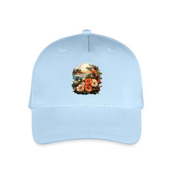 Tropical - Organic Kids’ Baseball Cap - light blue - Front