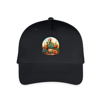 Cactus - Organic Kids’ Baseball Cap - black - Front