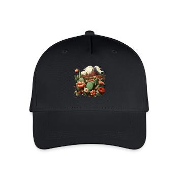 Kaktus - Kinder Bio Basecap - Schwarz - Vorne