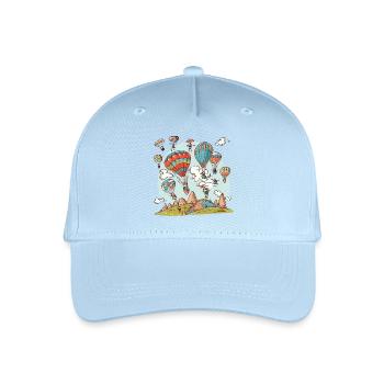 Ballon Doodle - Kinder Bio Basecap - Hellblau - Vorne