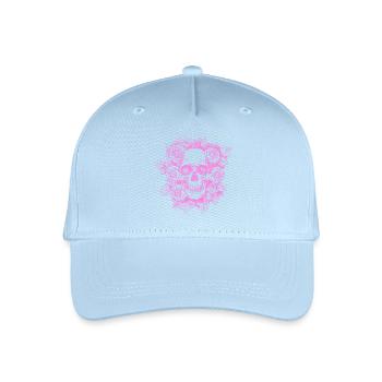Pink Death - Organic Kids’ Baseball Cap - light blue - Front