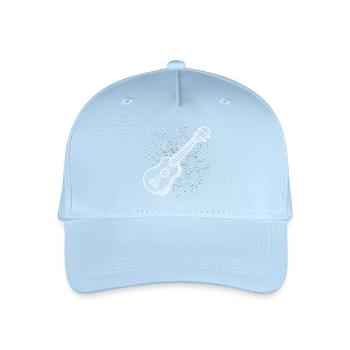 Ukulele Skizze - Kinder Bio Basecap - Hellblau - Vorne