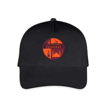 Landmarks of Istanbul - Organic Kids’ Baseball Cap - black - Front
