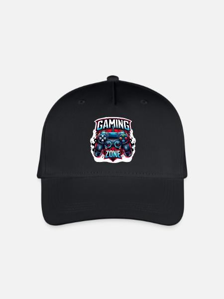 Gaming Zone - Illustration de la manette - Casquette de baseball bio Enfant - noir