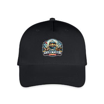 GrillMaster - Grill Illustration - Organic Kids’ Baseball Cap - black - Front