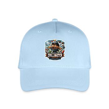 GrillMaster - Illustration de gril - Casquette de baseball bio Enfant - bleu clair - Devant