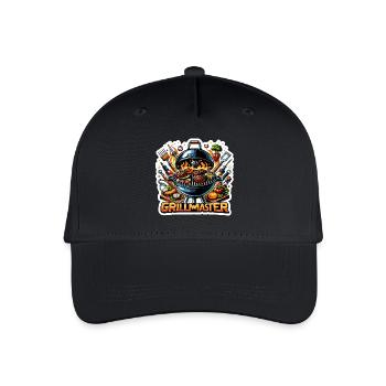 GrillMaster - Grill Illustration - Organic Kids’ Baseball Cap - black - Front