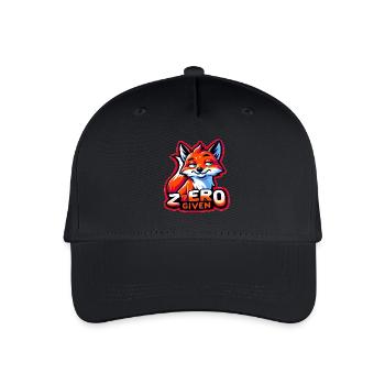 Zéro donné - Illustration de renard - Casquette de baseball bio Enfant - noir - Devant