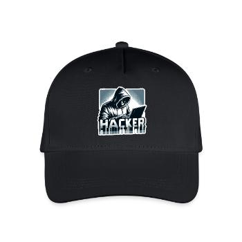 Hacker - Illustration - Casquette de baseball bio Enfant - noir - Devant
