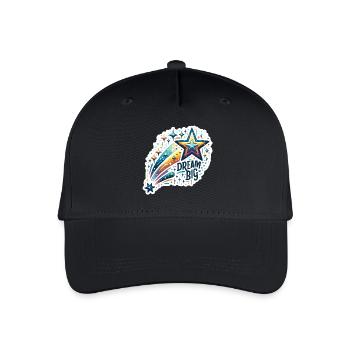 Rêvez grand - Illustration d’étoile filante - Casquette de baseball bio Enfant - noir - Devant