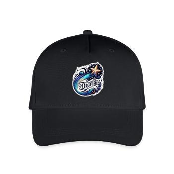 Rêvez grand - Illustration d’étoile filante - Casquette de baseball bio Enfant - noir - Devant