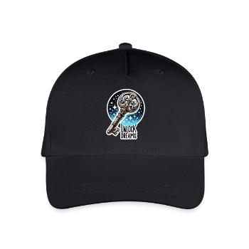 Déverrouiller les rêves - Illustration clé - Casquette de baseball bio Enfant - noir - Devant