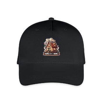 Home Sweet Home - Illustration de maison - Casquette de baseball bio Enfant - noir - Devant