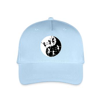 Ballett Tanzen Yin Yang - Kinder Bio Basecap - Hellblau - Vorne