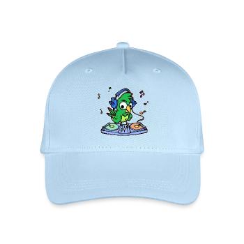 Papagei Vogel Tier Vogelliebhaber Tierliebhaber - Kinder Bio Basecap - Hellblau - Vorne