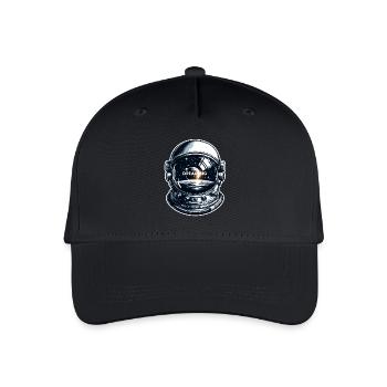 Dream Big - Astronaut Illustration - Organic Kids’ Baseball Cap - black - Front