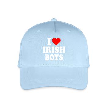 I love irish boys - Kinder Bio Basecap - Hellblau - Vorne
