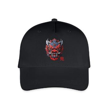 Oni, Japanese Demon - Organic Kids’ Baseball Cap - black - Front