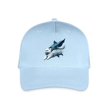 Super Cat Persian White Persian Cat Gift - Organic Kids’ Baseball Cap - light blue - Front