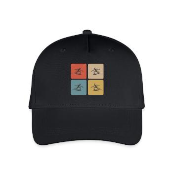 Clôtures - Casquette de baseball bio Enfant - noir - Devant