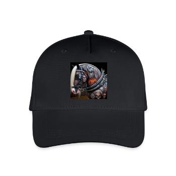 Tattooed Heavy Horse - Organic Kids’ Baseball Cap - black - Front