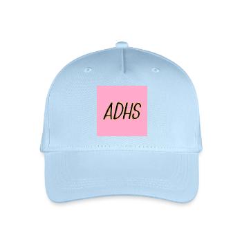 ADHS Psychologie - Kinder Bio Basecap - Hellblau - Vorne