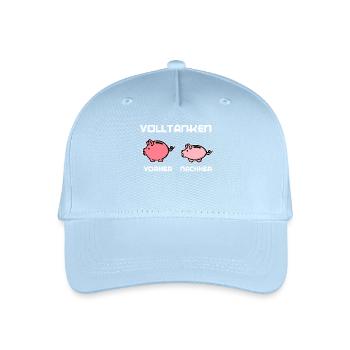 Déclaration de ravitaillement Pompe à essence diesel - Casquette de baseball bio Enfant - bleu clair - Devant
