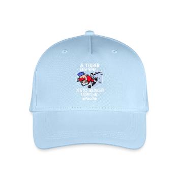 Refueling Gasoline Diesel Statement Fuel Pump Electricity - Organic Kids’ Baseball Cap - light blue - Front