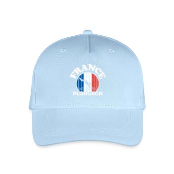 Plongeon - France plongeon - France - France sport - Casquette de baseball bio Enfant - bleu clair - Devant