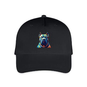 Perro De Presa Canario Hunderasse Cartoon Kawaii - Kinder Bio Basecap - Schwarz - Vorne