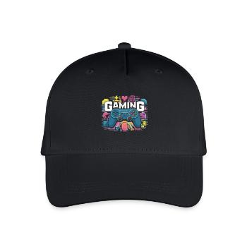 Jeux - Manettes - Casquette de baseball bio Enfant - noir - Devant