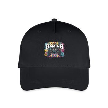 Jeux - Manettes - Casquette de baseball bio Enfant - noir - Devant